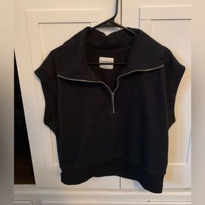 Abercrombie & Fitch Quarter Zip Vest